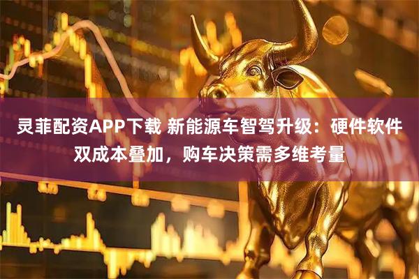 灵菲配资APP下载 新能源车智驾升级：硬件软件双成本叠加，购车决策需多维考量